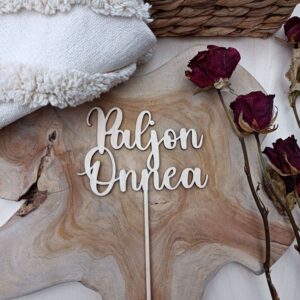 Paljon Onnea- kakkukoriste