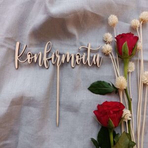 Konfirmoitu- kakkukoriste