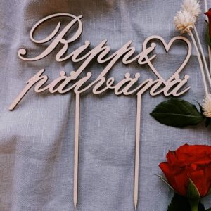 Rippipäivänä- kakkukoriste