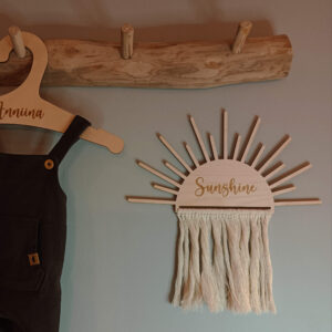 Sunshine makramee- seinäkoriste