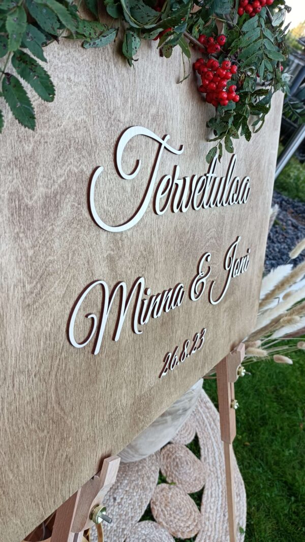 Tervetuloa- taulu omalla nimellä - Image 2