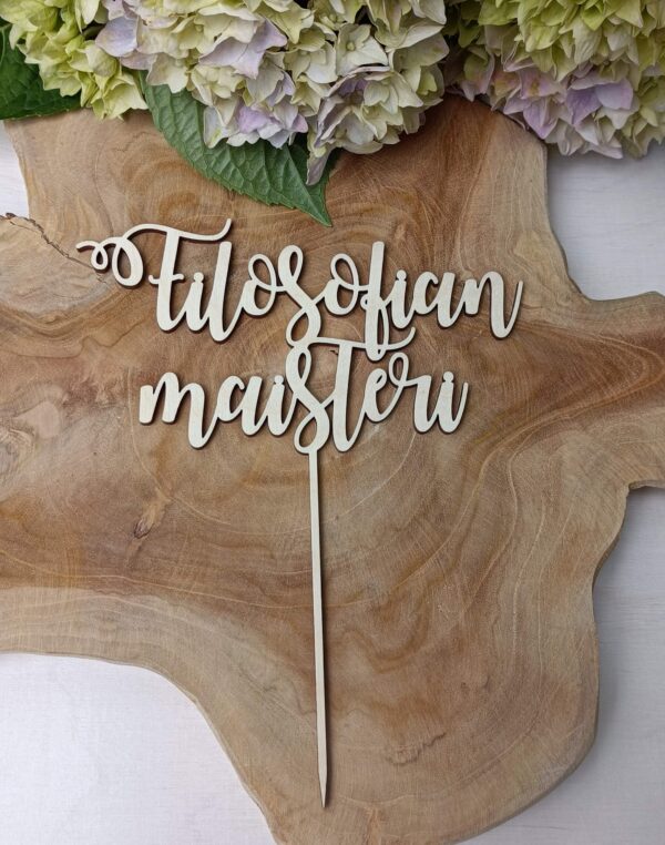 Filosofian maisteri- kakkukoriste