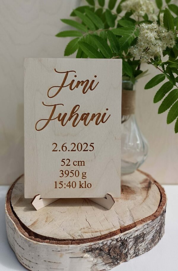 Puinen syntymätaulu, eri muotoja - Image 3